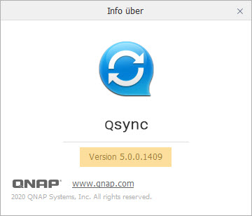 Qsync Client Version anzeigen