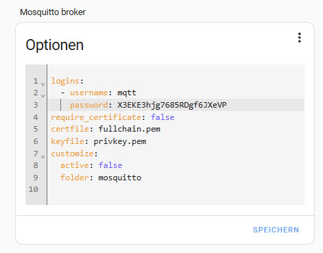 MQTT Broker Login