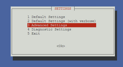 LXC Advanced Settings